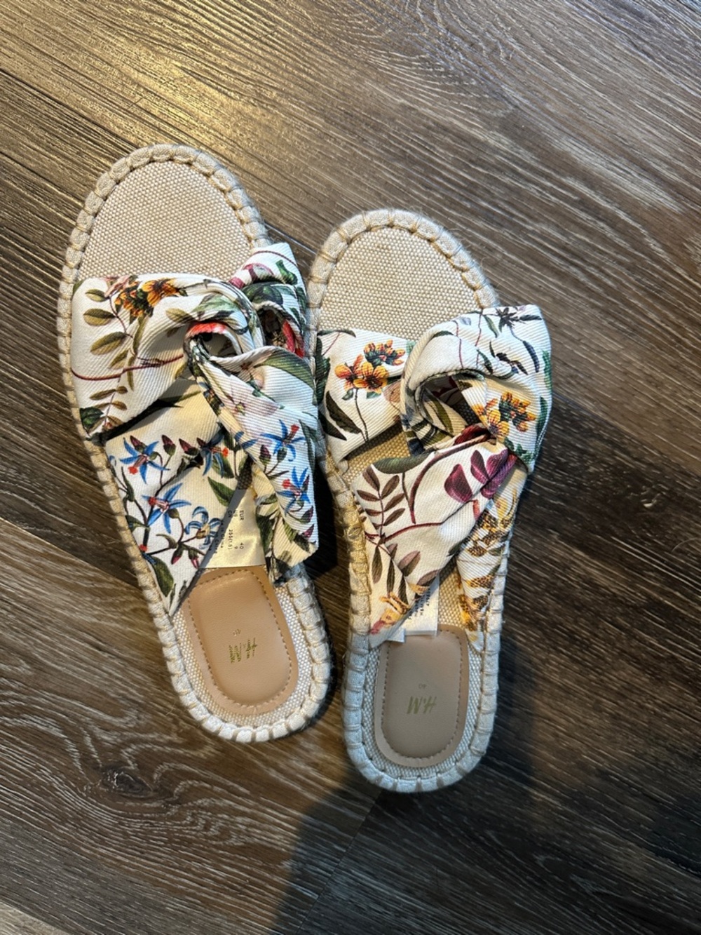 Braided sandals